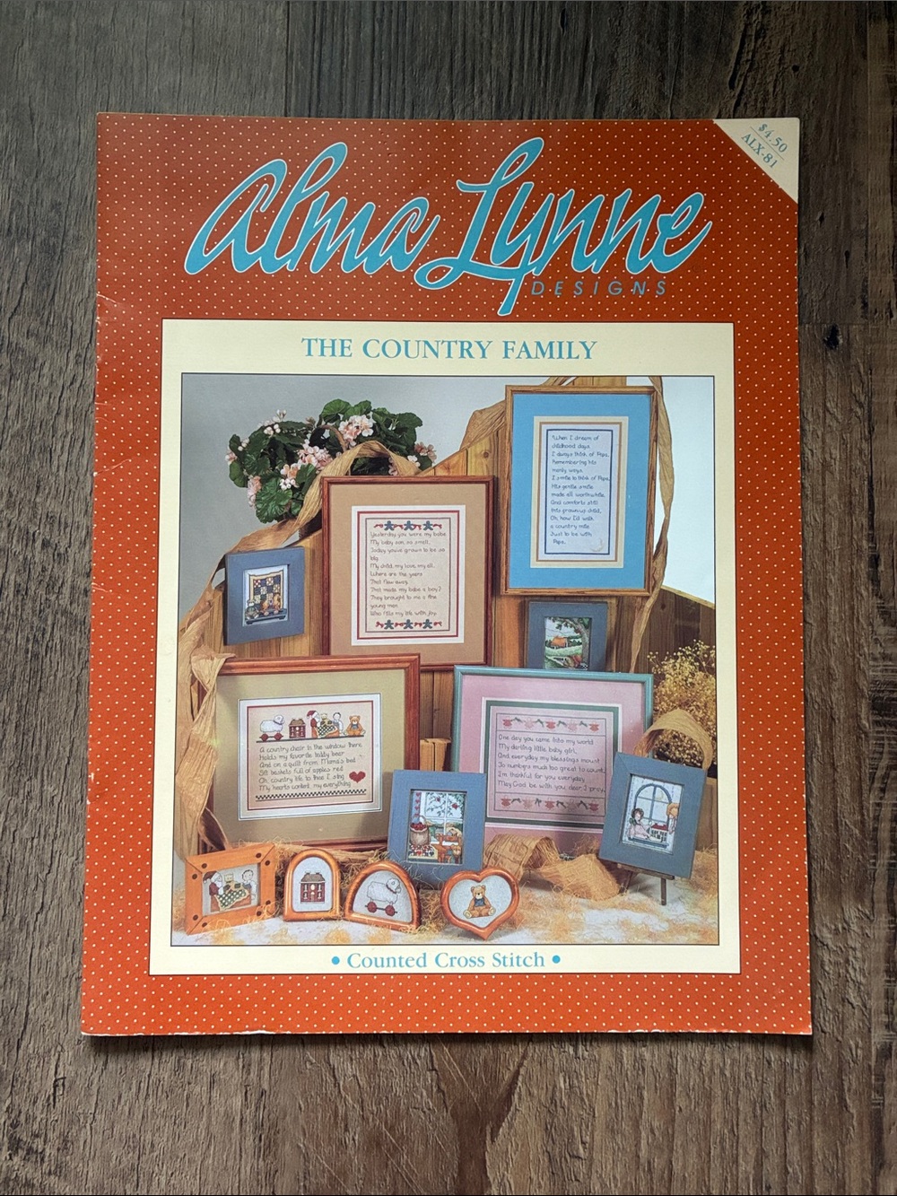 “The Country Family” Counted Cross Stitch Pattern Booklet (1989)
